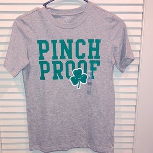 NWT Carter’s Boys sz12 Short Sleeve St. Patty’s day “Pinch Proof” T-shirt.